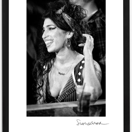 Framed Amy Winehouse A4 print - Scarlet Page - shop