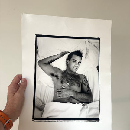Robbie Williams print - Somebody Someday book outtake shots 2000