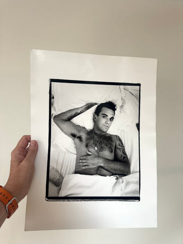 Robbie Williams print - Somebody Someday book outtake shots 2000