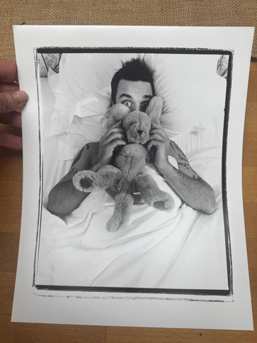 Robbie Williams print - Somebody Someday book shot 2000