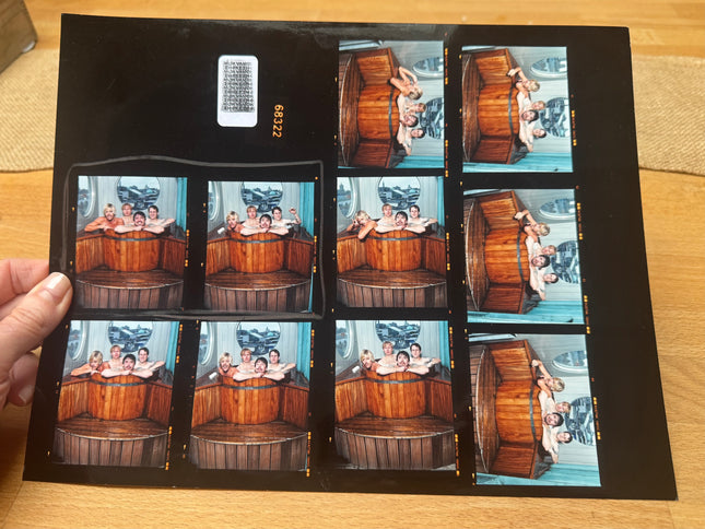 Foo Fighters - Dublin 2002 -  original contact sheet