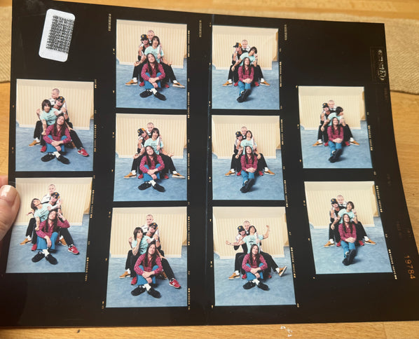Red Hot Chili Peppers - original contact sheet 2003