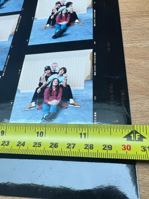 Red Hot Chili Peppers - original contact sheet 2003
