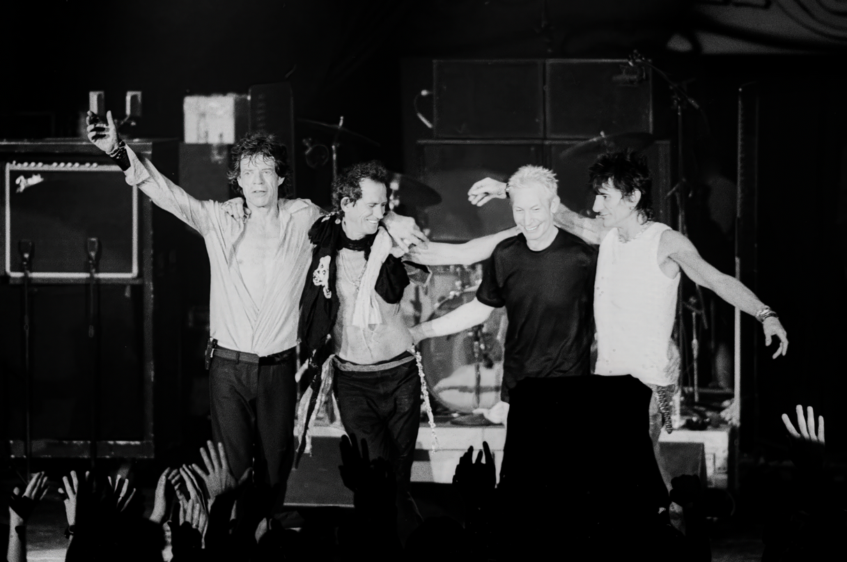 Rolling Stones - black and white - Scarlet Page - shop