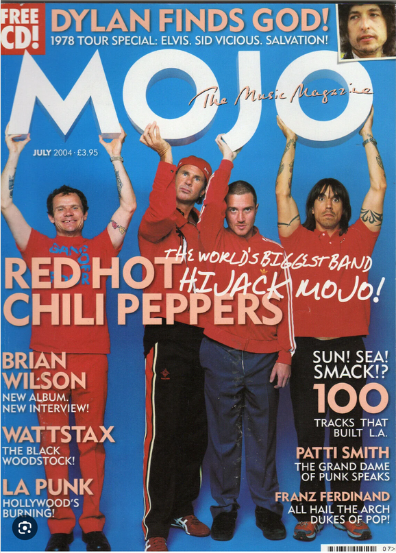 Red Hot Chili Peppers - Mojo Magazine cover shoot 2004