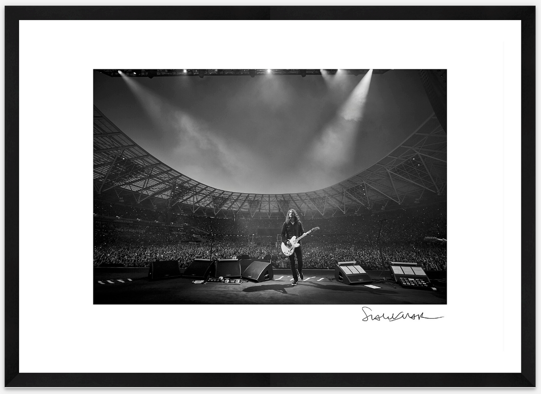 Framed Dave Grohl Prints B&W