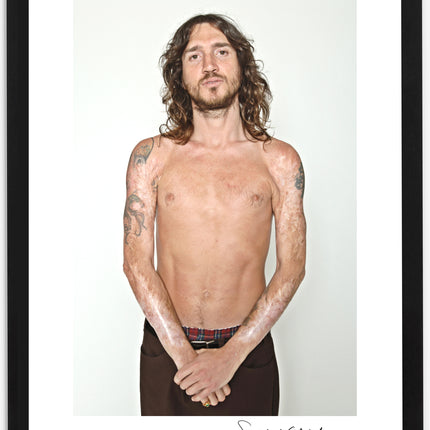 Framed John Frusciante A4 print - Scarlet Page - shop