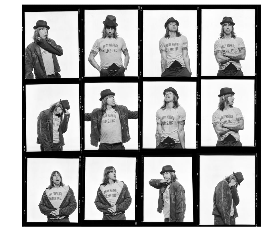 Anthony Kiedis - contact sheet - Scarlet Page - shop