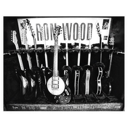 Ronnie Wood guitar rack - 2003 - Scarlet Page - shop