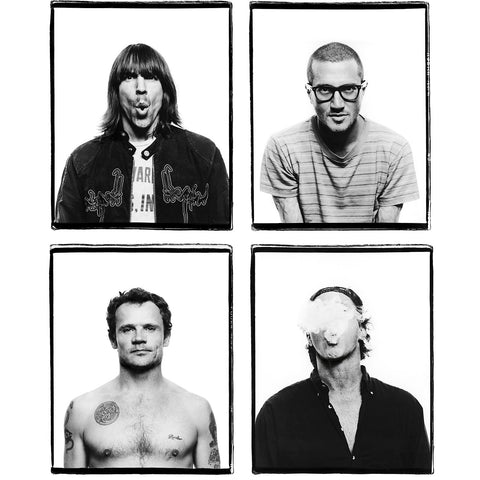 Red Hot Chili Peppers - portrait composite - Scarlet Page - Limited Edition Prints
