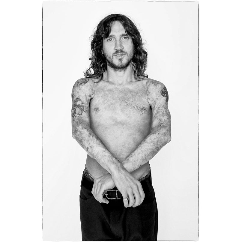 John Frusciante - shirtless b&w - Scarlet Page - Limited Edition Prints