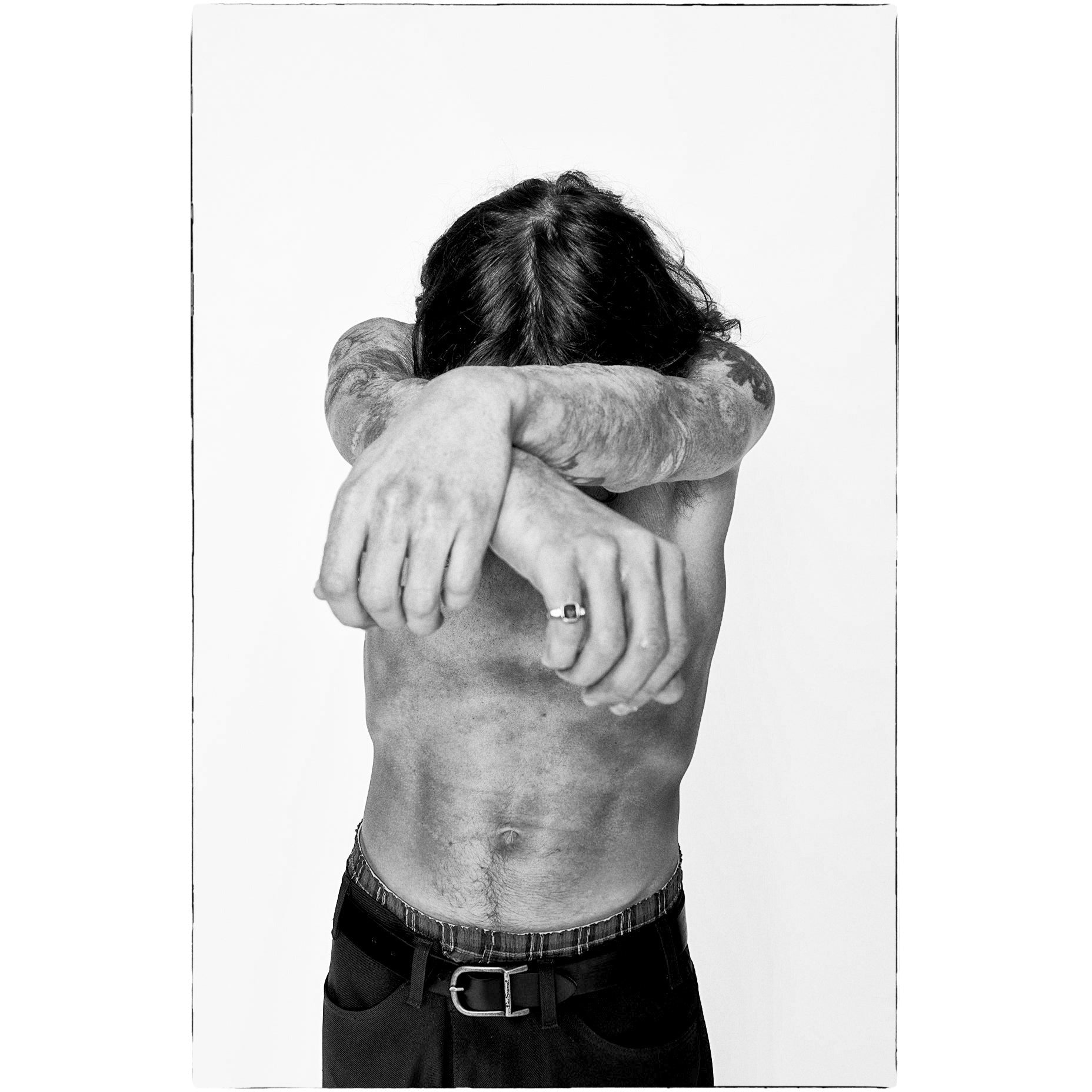 John Frusciante - head down b&w - Scarlet Page - Limited Edition Prints