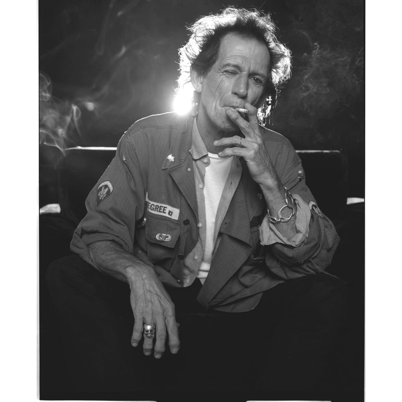 Keith Richards - smoking - Scarlet Page - Limited Edition Prints